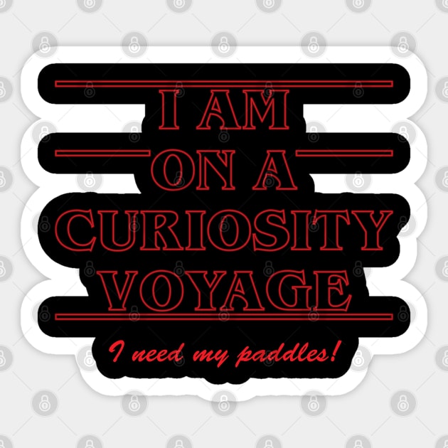 Curiosity Voyage Sticker by old_school_designs